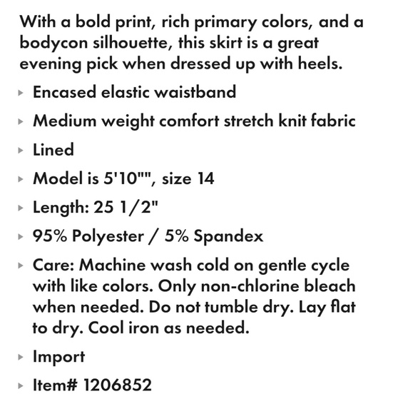 NWT Eloquii Pencil Skirt - Picture 4 of 6